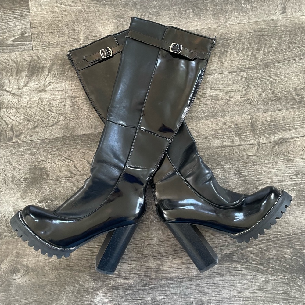 Jeffrey Campbell Avocet Black Knee-High Boots 🔌 - Picture 6 of 14